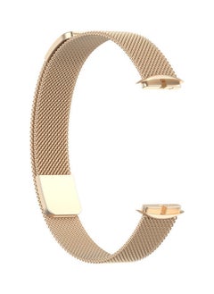 NIBEMINENT Replacement Milanese Band for Fitbit Luxe Gold  - Image 4