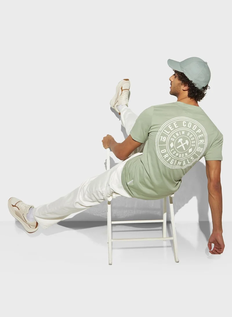 Lee Cooper Logo Crew Neck T-Shirt
