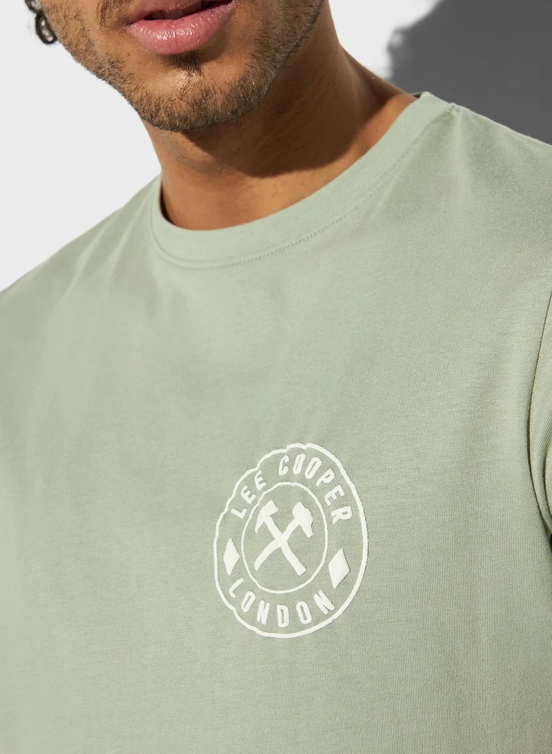 Lee Cooper Logo Crew Neck T-Shirt