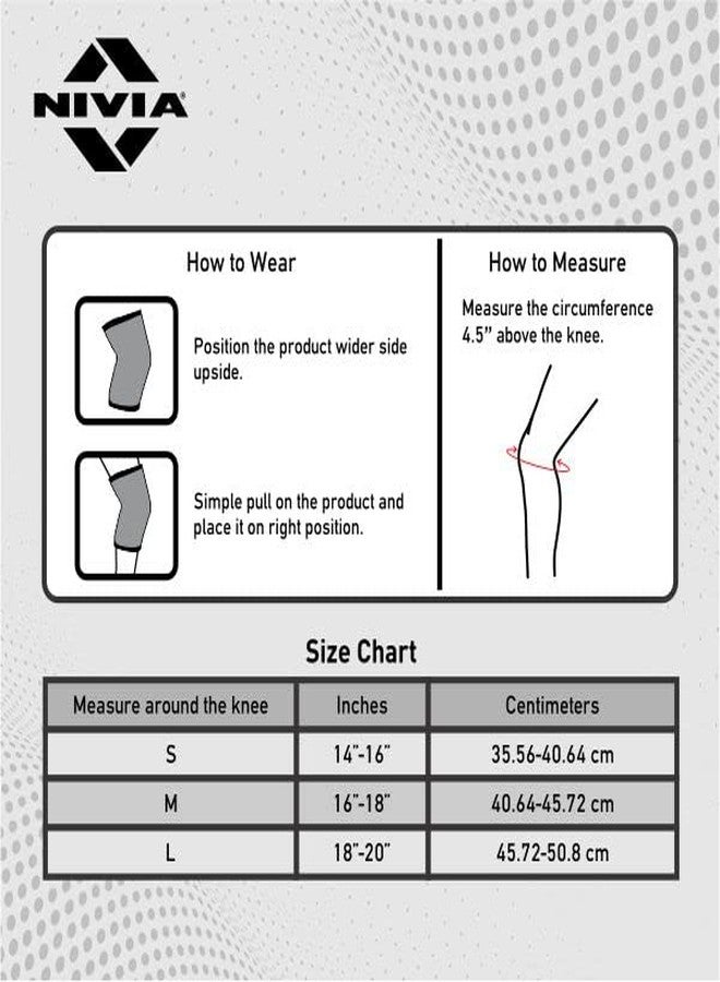 Nivia Knitted Knee Support for Men, for Gym, Knee Sleeves, Knee Band Pair for Sports & Workout, Knee Cap, Comfortable Elastic Sleeve, for Exercise, Running, Cycling, Joint Protection (Green,M) - Image 4