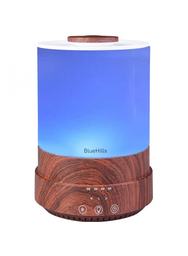 BlueHills Premium 2500 ML XL Essential Oil Diffusers - 30 Hr Run Aromatherapy Diffuser & Air Humidifier Mist for Large Room - 7 LED Colors Oil Diffuser Essential Oils for Home w/Auto Shut Off - F003 - Image 1