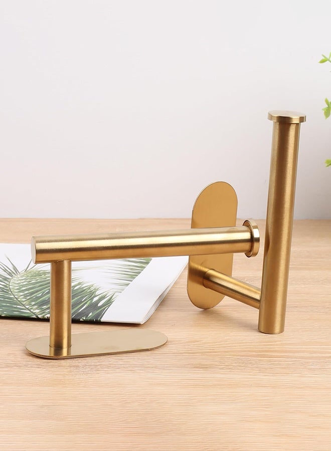 Sweet Life 2 Pack Adhesive Curtain Holdbacks Curtain Tie Backs Curtain Holdbacks No Drill Curtain Pull Backs Adhesive Curtain Hooks Curtain Holders for Drapes (2, Gold) - Image 5