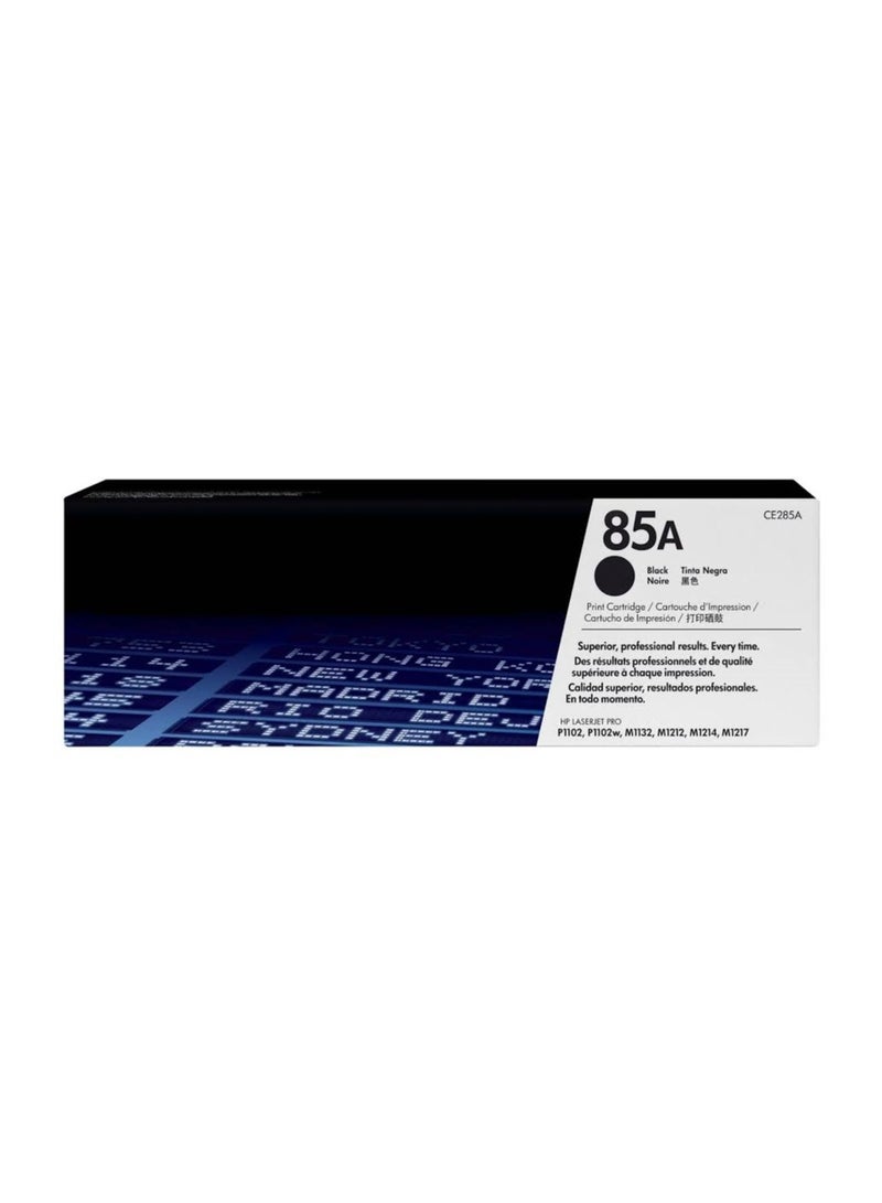 Toner Cartridge - Black - 85A compatible with HP LaserJet Pro P1102/P1109W/P1100/M1212NF - Image 2