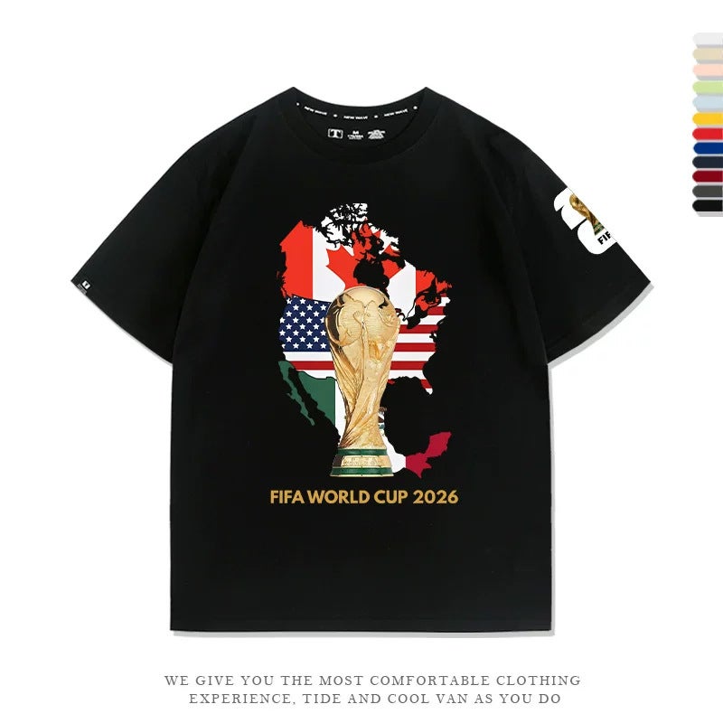 FIFA 2026 FIFA World Cup Fan T-Shirt - Cotton Short Sleeve  Tee - Image 1