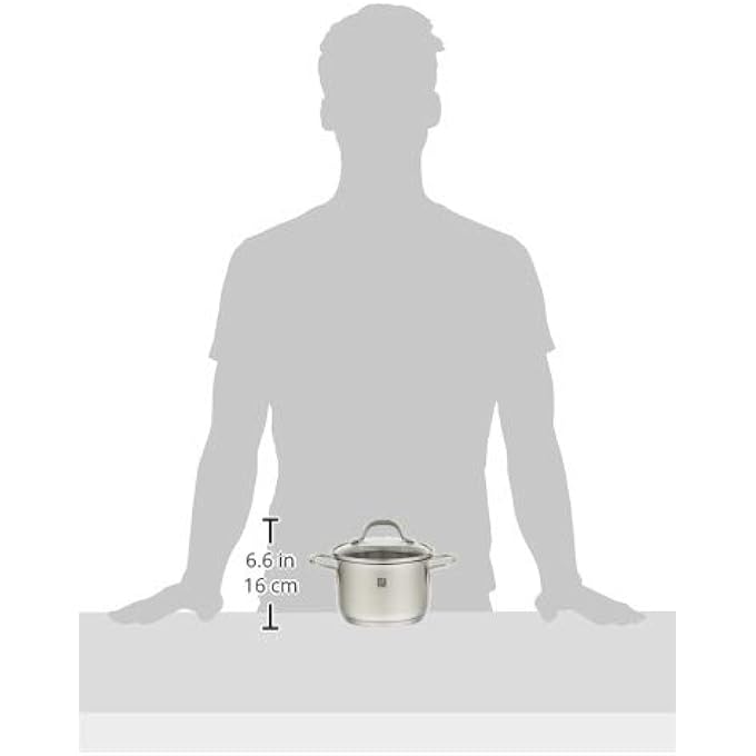 Zwilling Pico 14Cm Stock Pot 1810 Stainless Steel Sigma Classic Sandwich Base For All Stove Tops Stay Cool Handles Ovensafe - Image 4