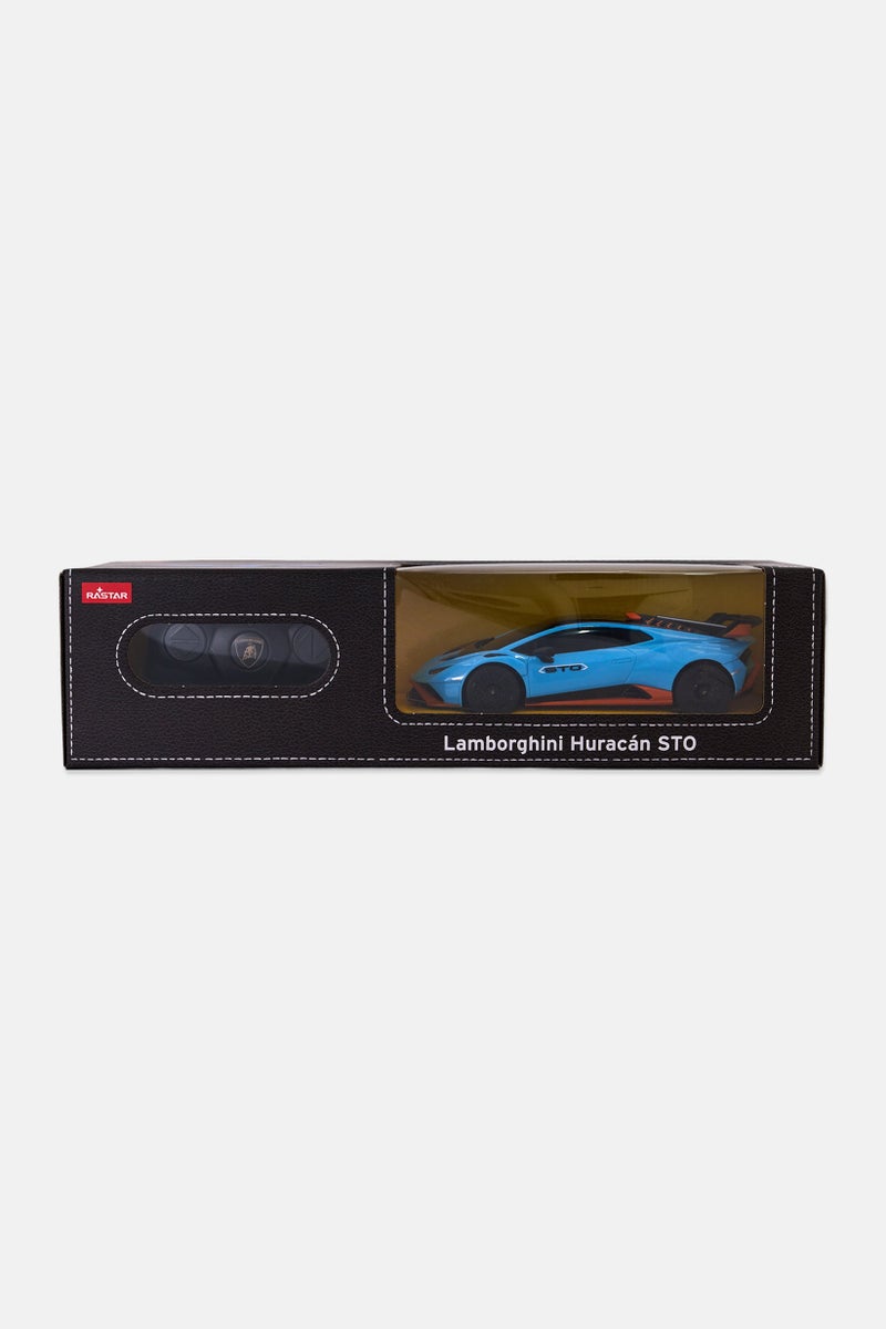 RASTAR Lamborghini Huracan STO Remote Control Car, Blue - Image 1