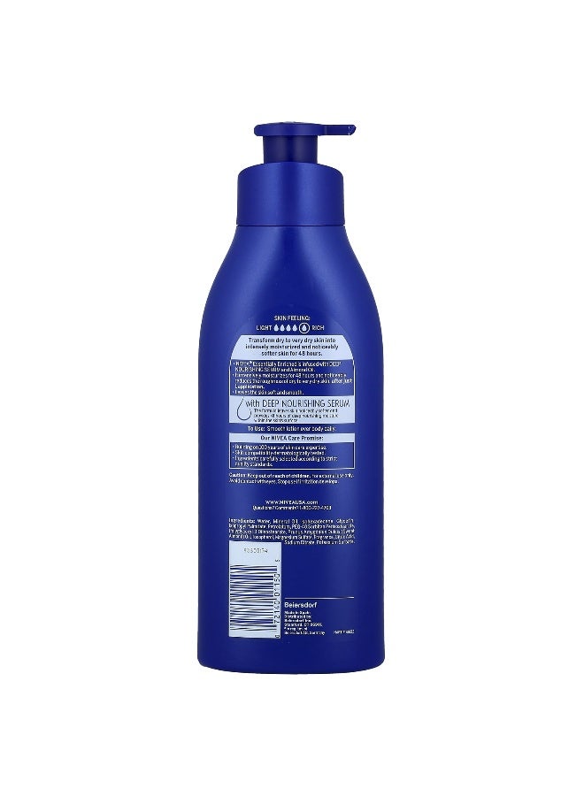 Nivea Nivea, Body Lotion, Essentially Enriched, 16.9 fl oz (500 ml)  - Image 2