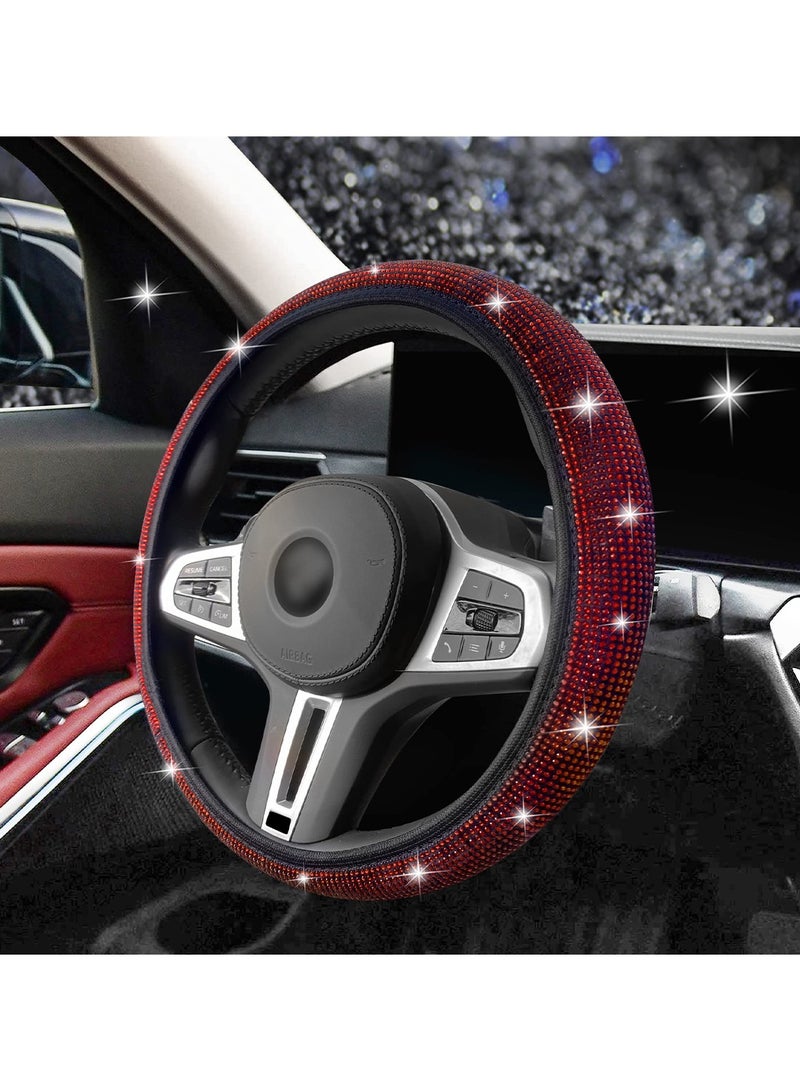 Agc AGC-Adjustable Car Steering Cover Stretch Elastic Steering Wheel Cover DIY Steering Cover. - Image 5