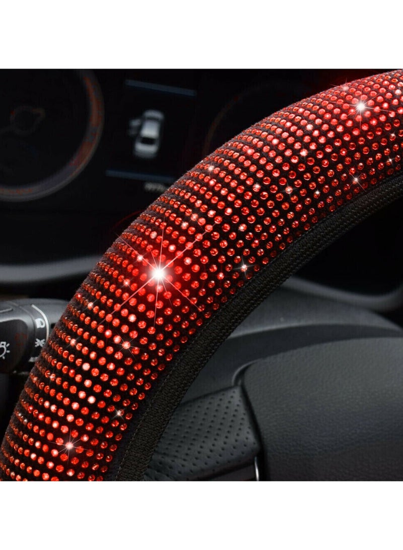 Agc AGC-Adjustable Car Steering Cover Stretch Elastic Steering Wheel Cover DIY Steering Cover. - Image 4