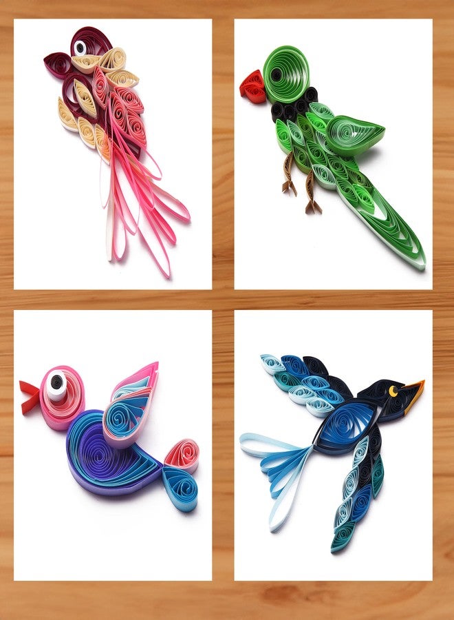 TOY FUN The Art of Paper Quilling Bird Series Art and Craft for Kids | DIY Kit Set for Young Artist Age 5 Years and Above.Gift for Creative Girls - Image 3