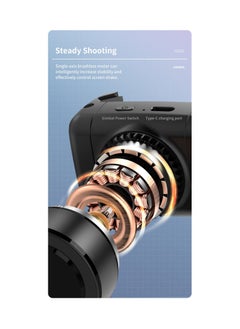 Generic Q18 Desktop Gimbal Stabilizer with Smart Tracking Mode Selfie Stick Tripod with Remote Control  - Image 3