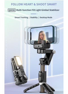 Generic Q18 Desktop Gimbal Stabilizer with Smart Tracking Mode Selfie Stick Tripod with Remote Control  - Image 1