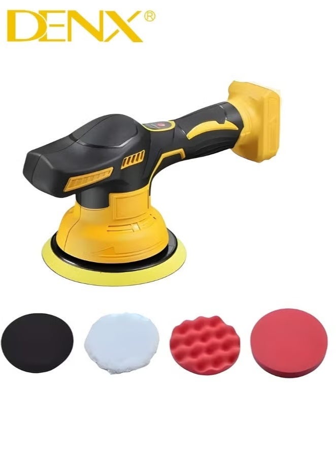 Denx Car polishing and waxing machine with detachable handle, foam pad set for polishing and waxing cars, floors, furniture, and sanding DX3306 - Image 1