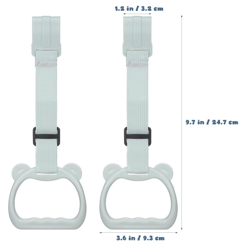 Adjustable Toddler Pull Up Rings Bed Rail Baby Assistant Walk Helper 2 Pack - Image 3