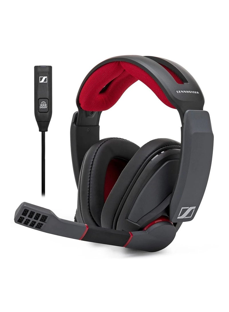 Sennheiser GSP 350 PC Gaming Surround Sound Headset - Black/Red - Image 2