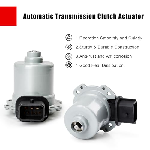 FANHAY 2PCS AE8Z-7C604-A Automatic Transmission Clutch Actuator A/B for 2012-2018 Ford Focus SE SEL & 2011-2019 Ford Fiesta,Shift Interlock Solenoid AE8Z-7C604 AE8Z7C604A - Image 5