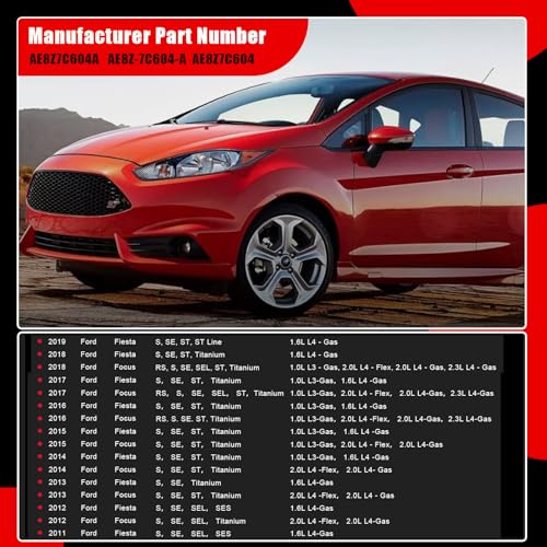 FANHAY 2PCS AE8Z-7C604-A Automatic Transmission Clutch Actuator A/B for 2012-2018 Ford Focus SE SEL & 2011-2019 Ford Fiesta,Shift Interlock Solenoid AE8Z-7C604 AE8Z7C604A - Image 2