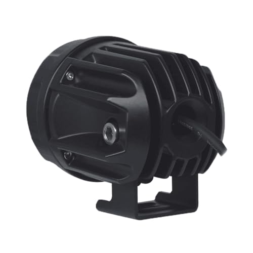 Lightronic مصباح LED للدراجات النارية بقطر 3 بوصات، ساطع للغاية، ضوء كشاف بعيد المدى لتطبيقات سباق الرالي عالية السرعة، هيكل من الألمنيوم المصبوب، مقاوم للتآكل والاهتزاز، مقاوم للماء، عبوة من 2 قطعة - Image 3