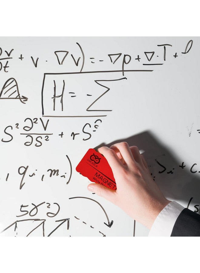 OWLKELA Dry Erase Erasers, Magnetic Whiteboard Erasers 8 Pack, Magnetic Dry Erasers For White Board, White Board Markers Dry Erase, Ideal For Classroom, Home, Office - Image 4