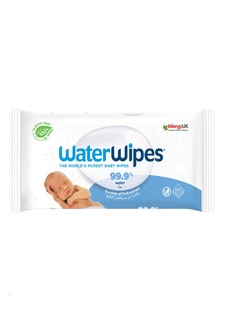 Allergy UK - WATER WIPES 60'S - Image 1