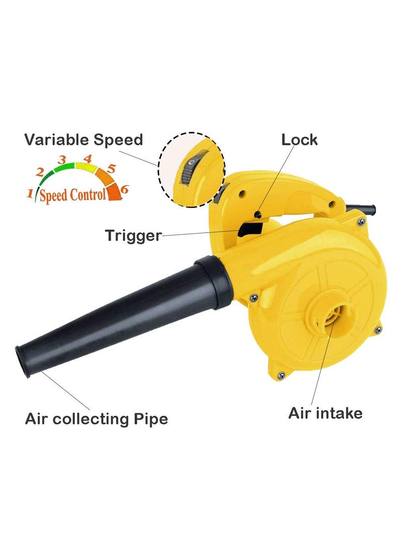 MLD MLD 500W600W 16000RPM Variable Speed Electric Air Blower and Dust Cleaner for ACComputerHome with Blower Machine Dust Cleaning Forward Curved Blow Rate 2316000rpm220VPlasticMulti Color  - Image 2