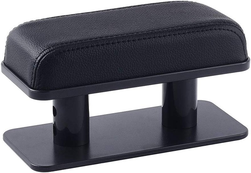ATMOMO Adjustable Height Car Armrest Left Elbow Support Pad Anti-Fatigue Car Door Armrest Rest Pad (Black) - Image 1