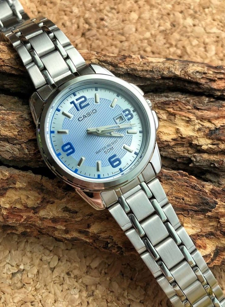 CASIO ساعة كوارتز من الستانلس ستيل MTP-1314D-7AVDF/LTP-1314D-2AVDF - Image 3