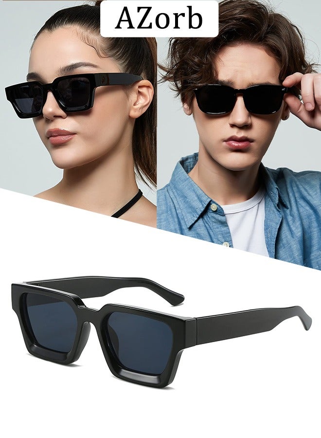 AZorb Square Sunglasses Women Men UV400 Protection Retro Sun Glassess ...