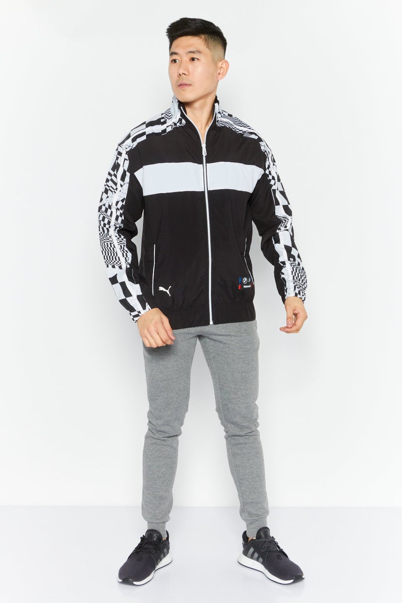 PUMA جاكيت رياضي خارجي للرجال من بومّا x بي إم دبليو موتورسبورت، أسود - Image 2