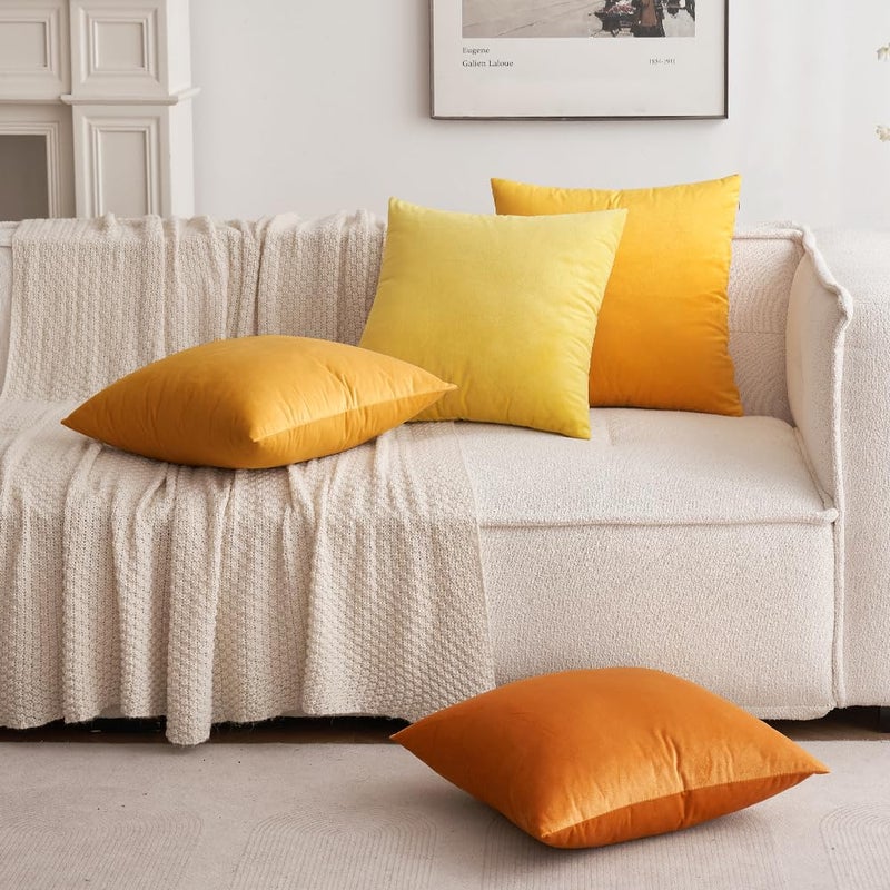 MIULEE Pack of 2, Velvet Soft Soild Decorative Square Throw Pillow Covers Set Cushion Case for Sofa Bedroom Car 12 x 20 Inch 30 x 50 cm - Image 5