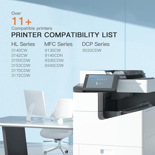 E-Z Ink خراطيش حبر E-Z Ink TN221 البديلة لطابعة Brother TN221 TN-221 حبر أسود للاستخدام مع MFC-9130CW HL-3170CDW HL-3140CW HL-3180CDW MFC-9330CDW MFC-9340CDW HL-3150CDN (2 حبر أسود TN221) - Image 3