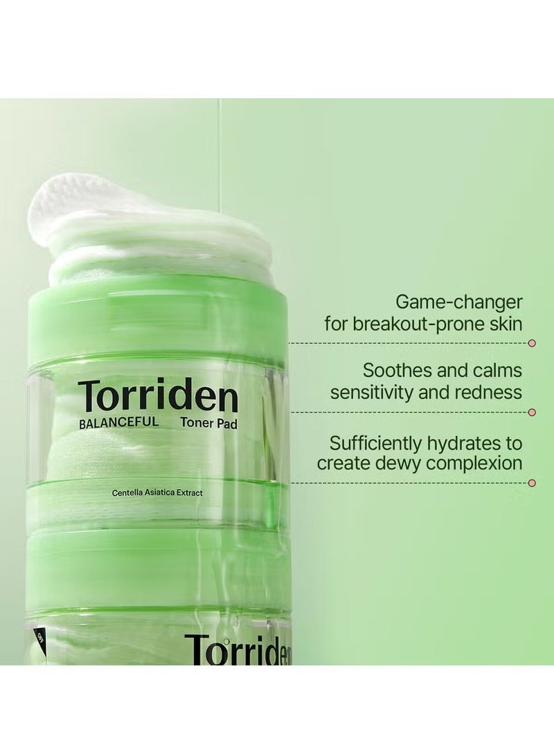 Torriden Balanceful Cica Toner Pads (60 Count), Daily Exfoliating Pads With Pha And Lha That Soothe And Tone - Vegan Pads Soaked With Centella Asiatica Essence For Oily, Combo, And Sensitive Skin - Image 4