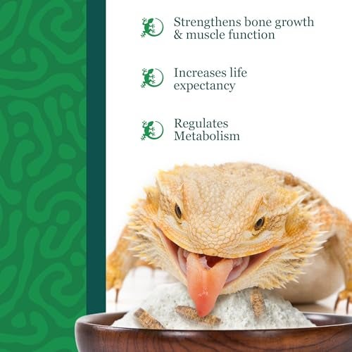 Meric CoCoo Reptile Calcium Powder, Ideal for Leopard Geckos, Chameleons, Iguanas, Turtles, Chicken & Dog, Avoid Vitamin D3 Overdose in Bearded Dragons, Lizards Love It, Energy-Rich Additional Feed, 2 oz. - Image 3