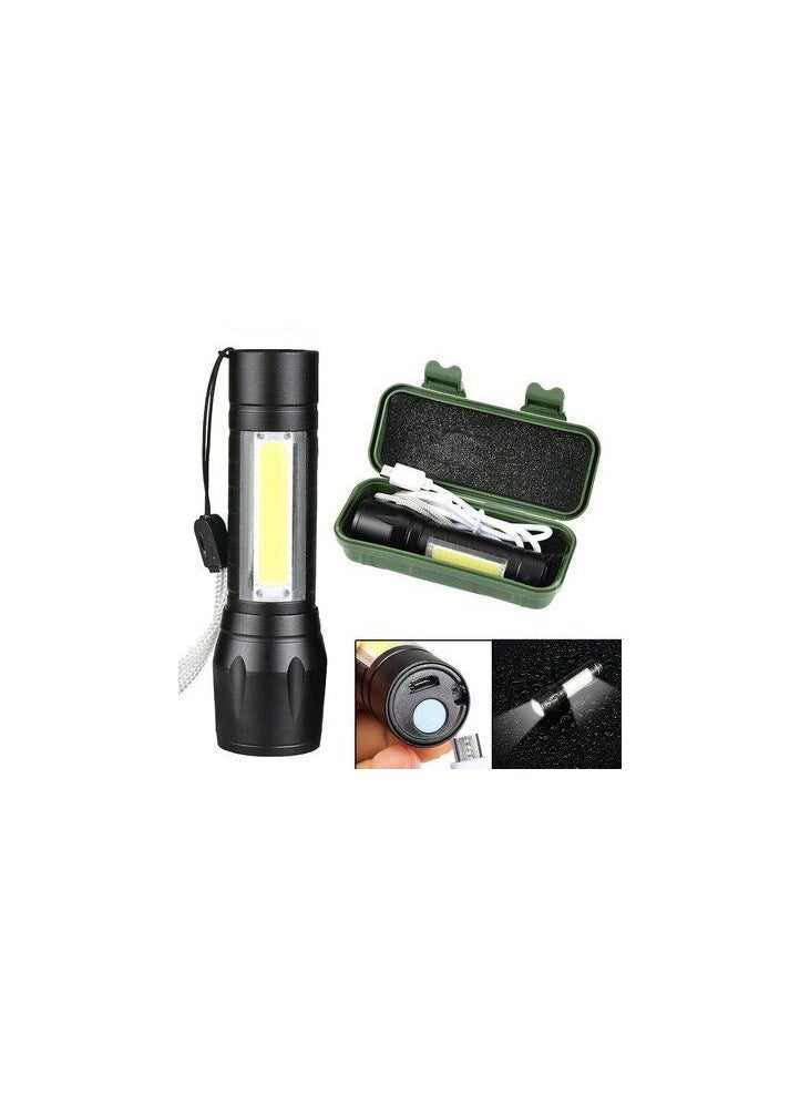 نجفة شوب برق كشاف يدوي صغير LED قابل للشحن  IFL-513  - Image 1