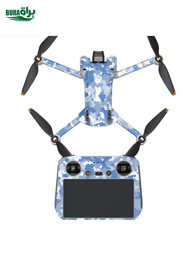 BURAQ - Full Surround Style Waterproof  Sticker For DJI Mini 3 Pro RC With Screen Version(Mn3-03) - Image 1