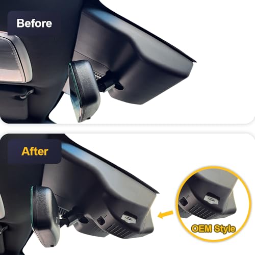 FITCAMX كاميرا داش فيت كام إكس 4K مناسبة لجينيسيس GV70 2022-2026 2.5T 3.5T سبورت أدفانسد بريستيج سيلكت (HD2-AR100)، مظهر OEM، فيديو UHD 2160P، واي فاي وتطبيق، تسجيل متكرر، حساس G، توصيل وتشغيل، بطاقة 64GB - Image 2