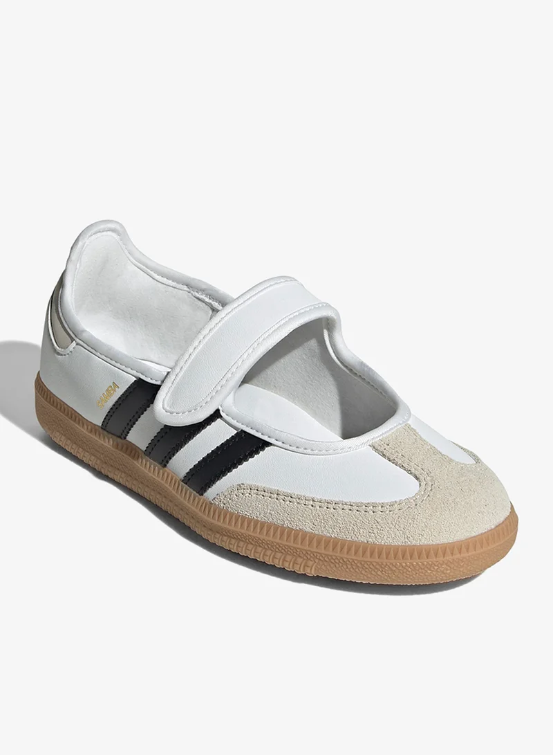 Adidas Originals FTWWHT/ALUMIN/GUM3 Youth Sambaane for Women | Best Price UAE