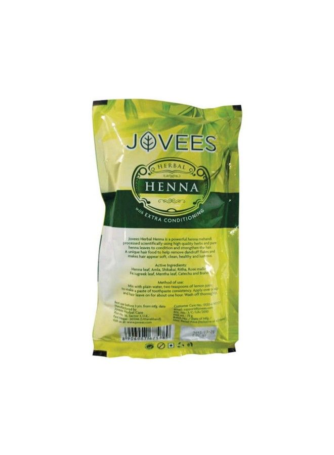 Jovees Herbal Mehandi Pouch 75G - Image 3