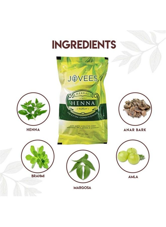 Jovees Herbal Mehandi Pouch 75G - Image 4