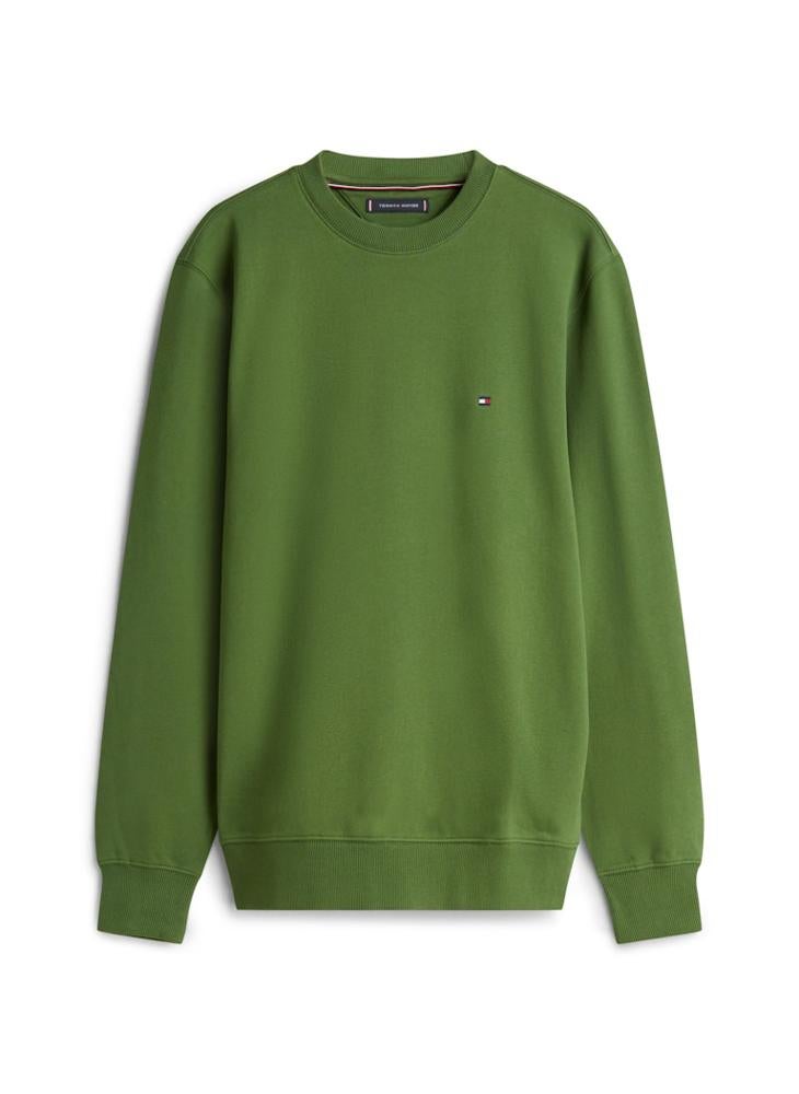 TOMMY HILFIGER Flag Embroidery Crew Neck Sweatshirt - Image 5