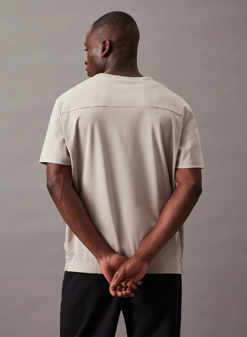 CALVIN KLEIN Mercerized Cotton T-shirt