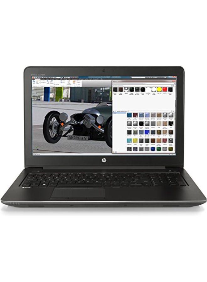 HP ZBook 15 G4 Mobile Workstation, Intel Core i7-7820HQ, 512GB SSD, 16GB RAM, NVIDIA Quadro M1200 4GB, 15.6 Inch FHD Display, Windows 10 Pro - Black (Renewed), Grade A, 6 Months Warranty Black - Image 1