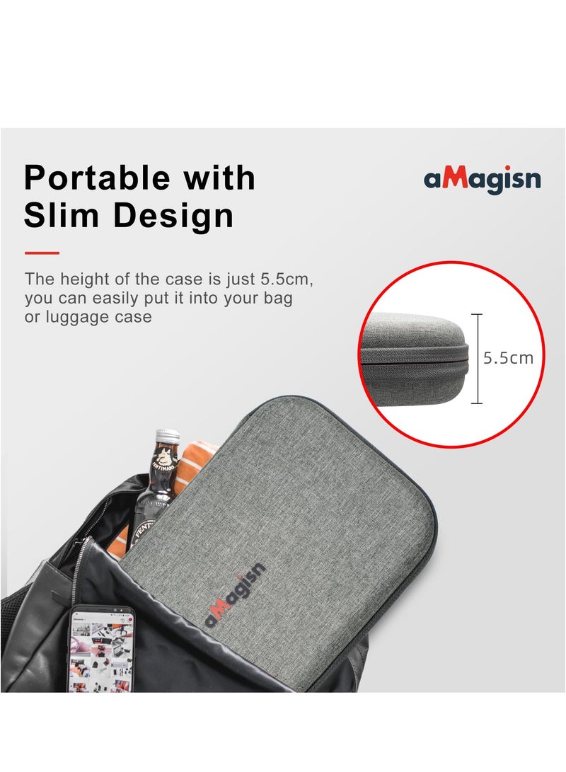 KASTWAVE Portable Travel Bag for Insta360 GO3, Storage Bag Carrying Case With Removable Inner Tray for Insta360 GO 3 Camera Accessories for Outdoor Hard Travel Storage Accseeories Bag - Image 2