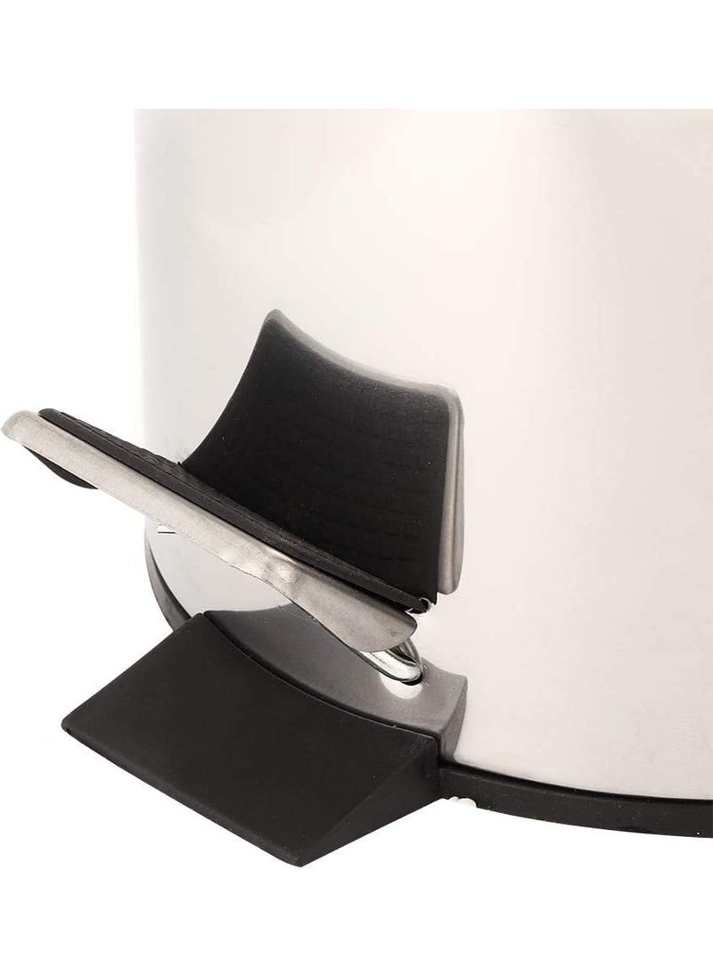 Gör Seç See Select Bathroom Toilet Balcony Kitchen Pedal Stainless Metal Trash Can 3 Lt  - Image 4