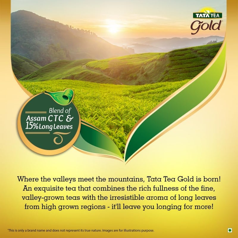 TATA TEA GOLD - Rich Taste Black Tea with 15% Long Leaves, 250 Grams - Image 4