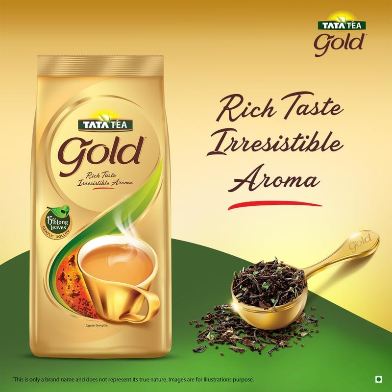 TATA TEA GOLD - Rich Taste Black Tea with 15% Long Leaves, 250 Grams - Image 2
