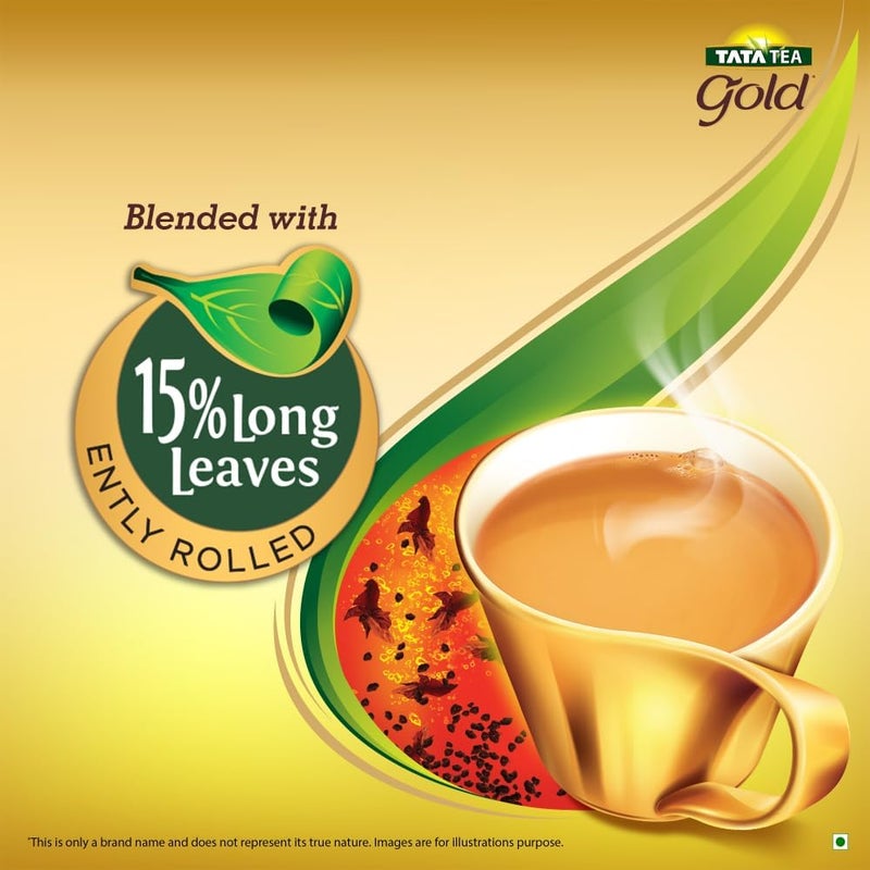 TATA TEA GOLD - Rich Taste Black Tea with 15% Long Leaves, 250 Grams - Image 3