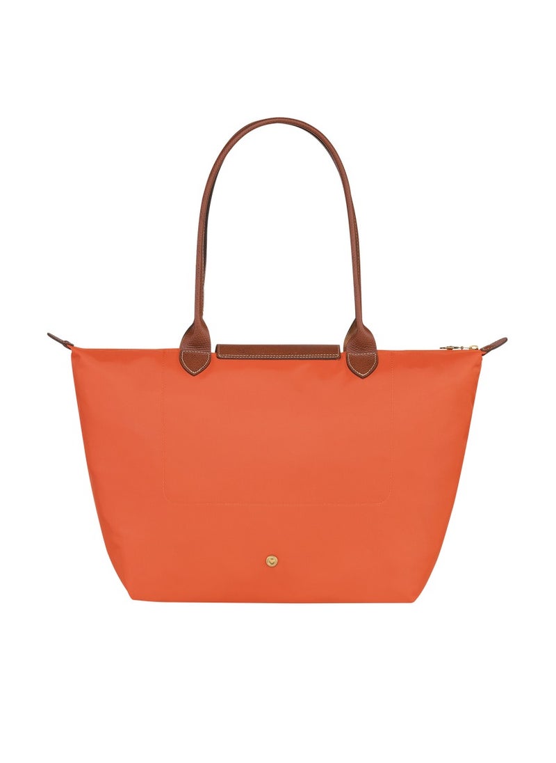Longchamp women's large handbag, handbag, shoulder bag, orange classic style  - Image 4