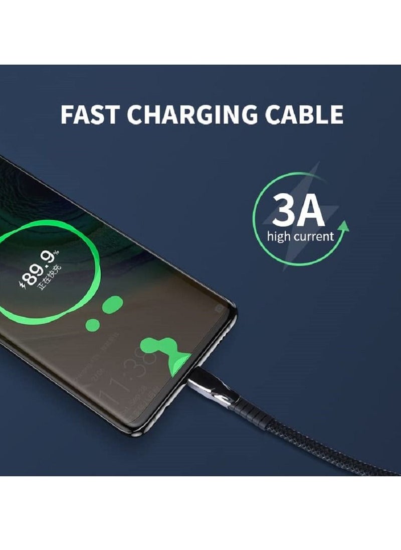 CALK - Type-C to Type-C Fast Charging Data Transmission Cable for iPad Mini MacBook Pro MacBook Air iPad Pro Samsung S23Plus Huawei P40 and Android Devices - Image 1