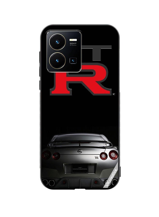 غطاء حماية لهاتف Vivo Y35 بتصميم سيارة متعدد الألوان